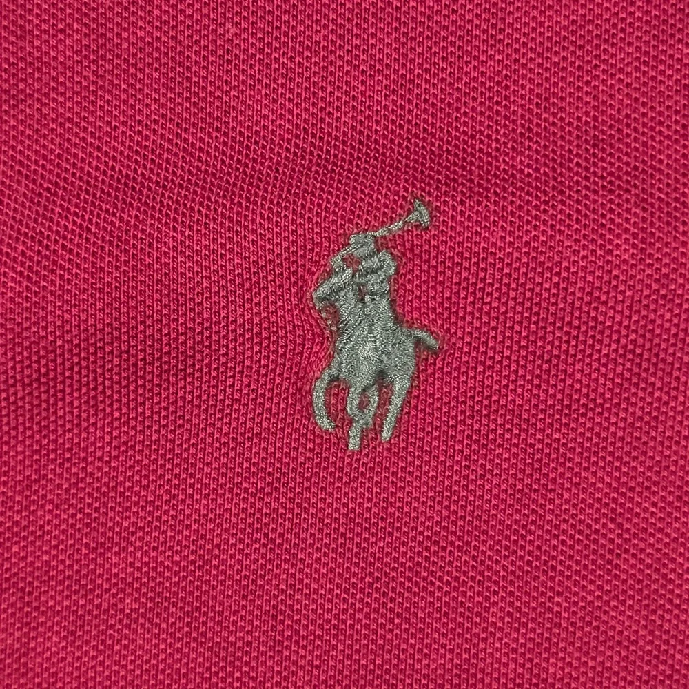 Polo Ralph Lauren Long Sleeve Polo Shirt Mens Medium Burgundy Red Preppy